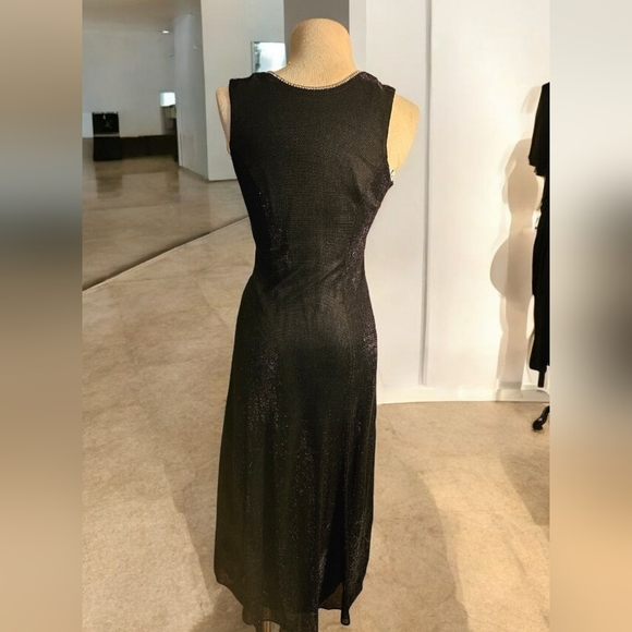 Source Unknown Black Maxi Dress with Belt Detail - Picture 3 of 8